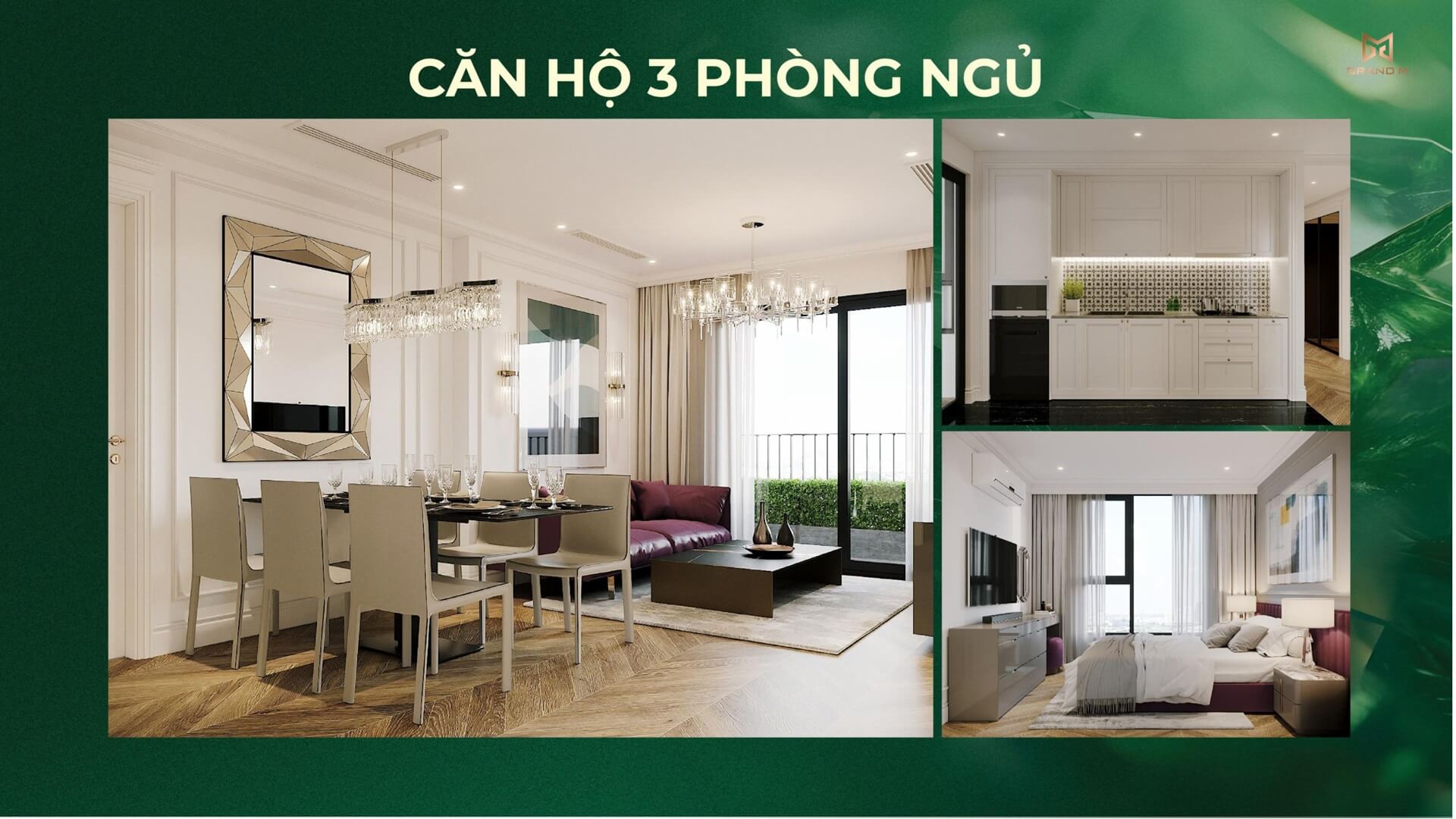 nội thất căn hộ Northern Emerald 99 Đàm Quang Trung
