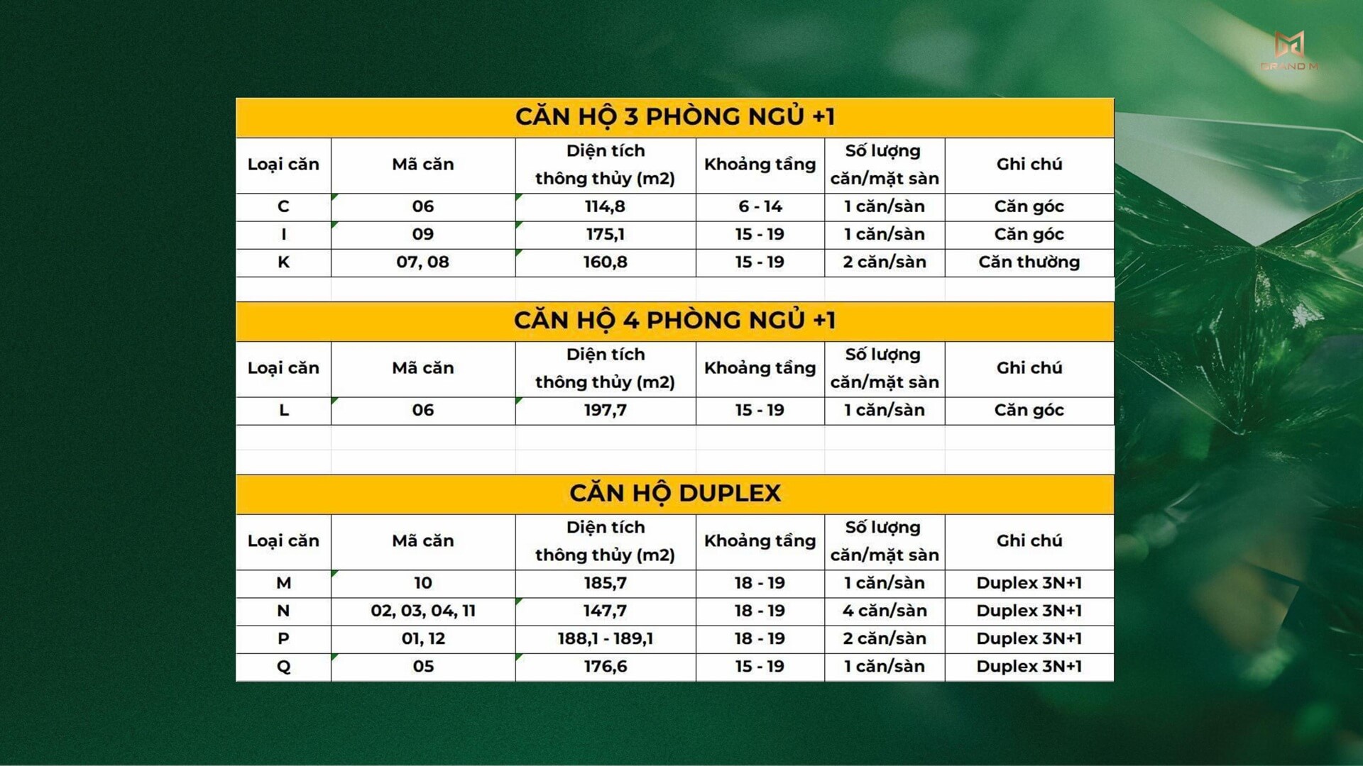 thiết kế căn hộ Northern Emerald 99 Đàm Quang Trung