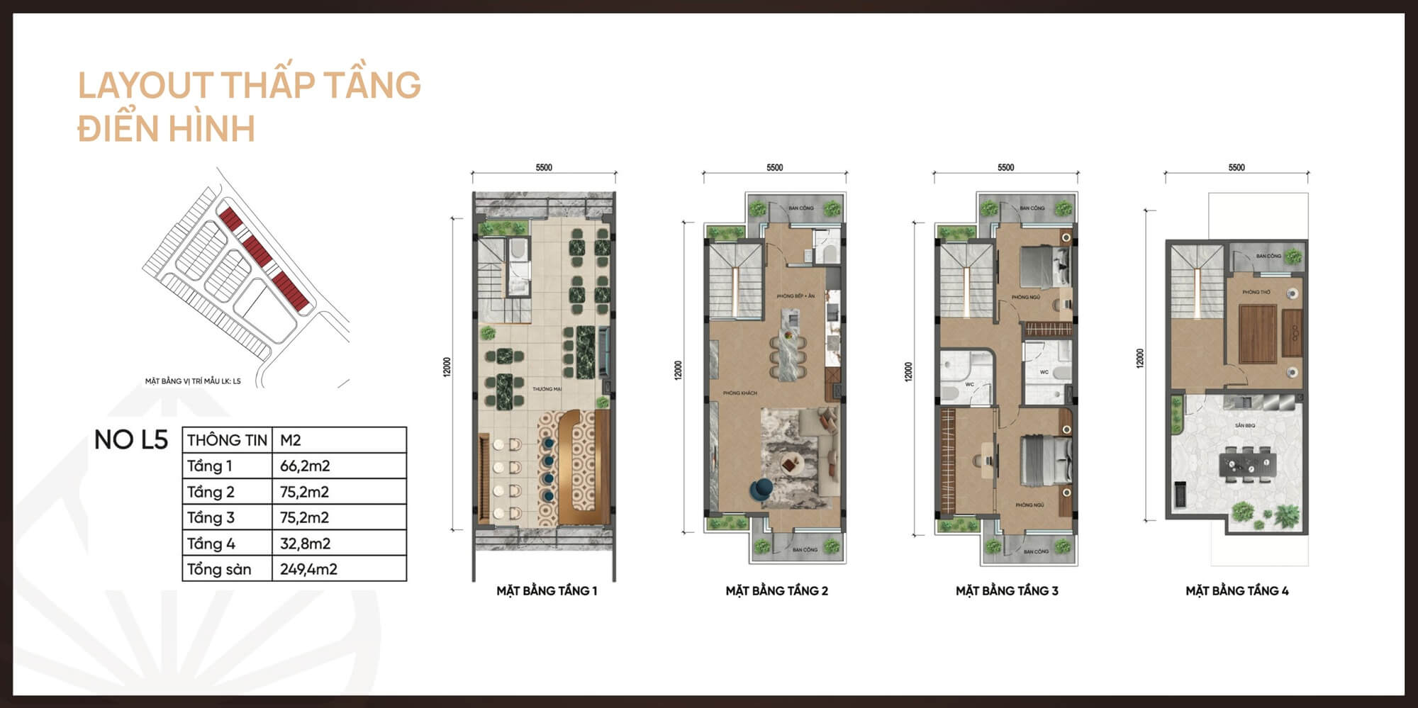 thiết kế liền kề iconia lakeside tố hữu