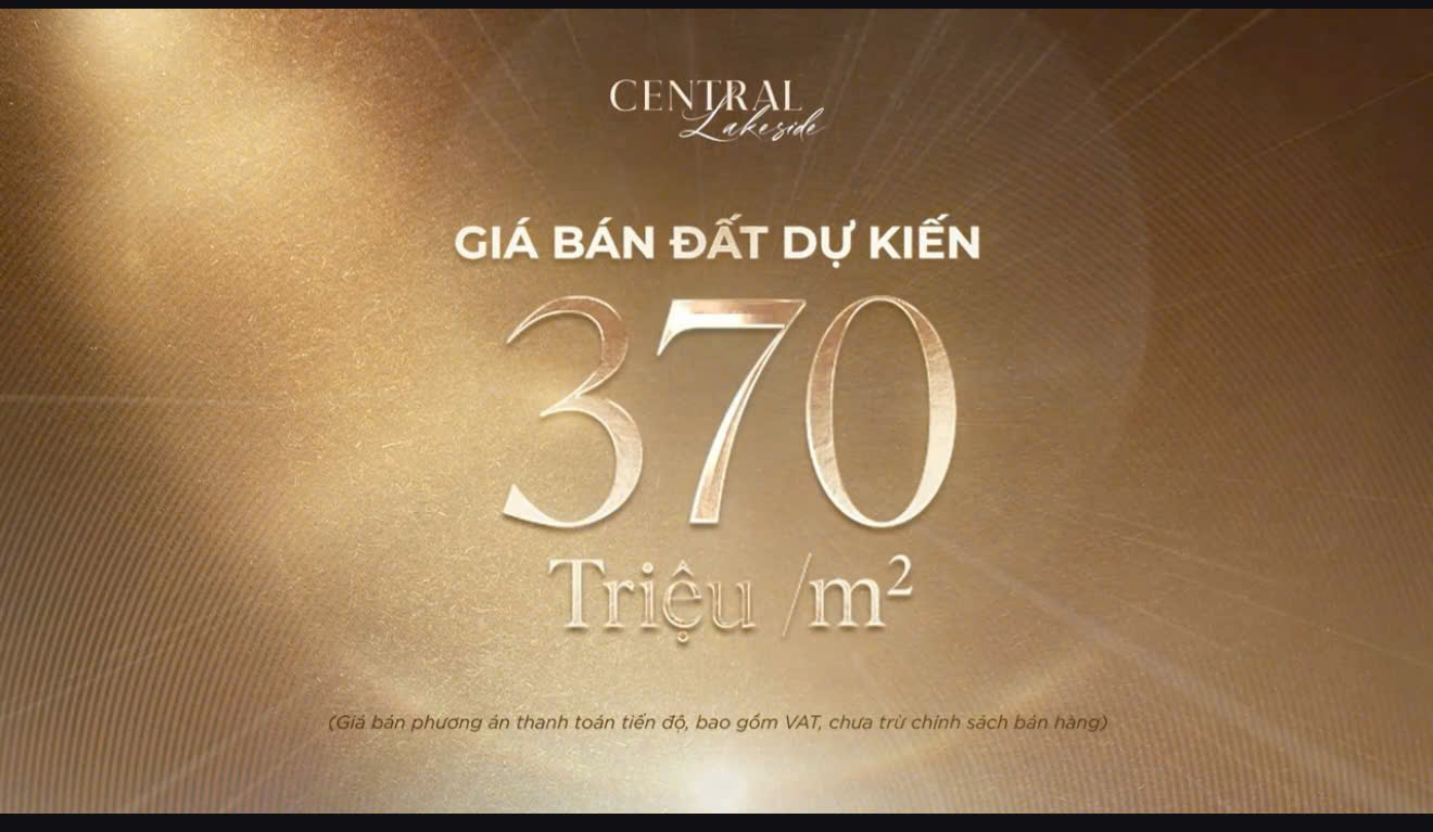 chính sách bán hàng dự án central lakeside tố hữu