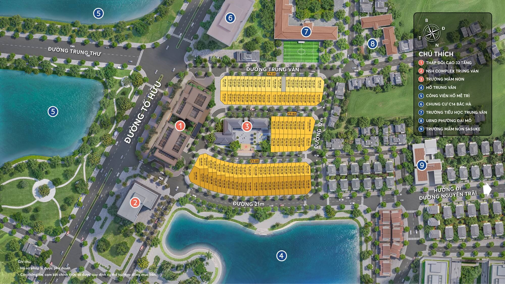 mặt bằng dự án central lakeside tố hữu trung văn