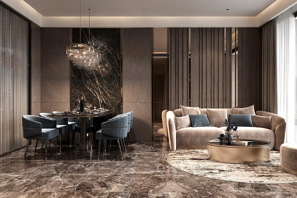 nội thất căn hộ 3 phòng ngủ dự án kepler tower mỗ lao hà đông