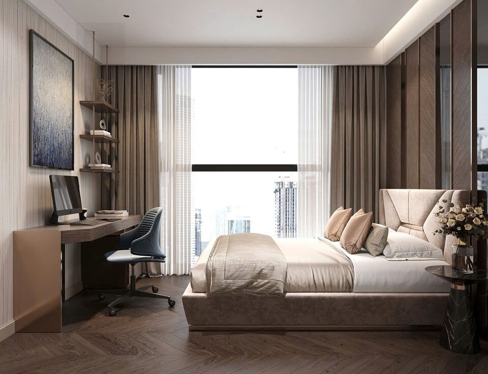 nội thất căn hộ 3 phòng ngủ dự án kepler tower mỗ lao hà đông